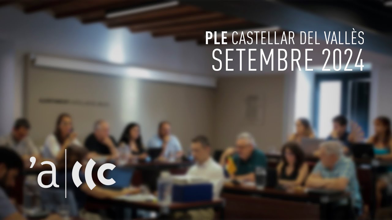Ple ordinari Ajuntament Castellar del Vall&egrave;s setembre de 2024
