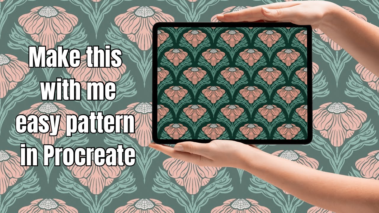 Easy floral pattern in procreate 