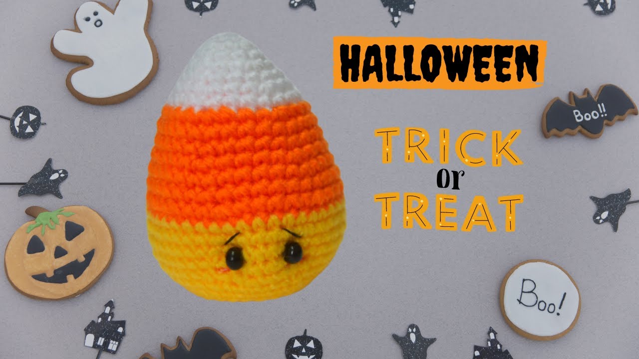 CANDY CORN 🎃 ХЭЛЛОУИН АМИГУРУМИ [РУКОВОДСТВО] *ENG SUBS*