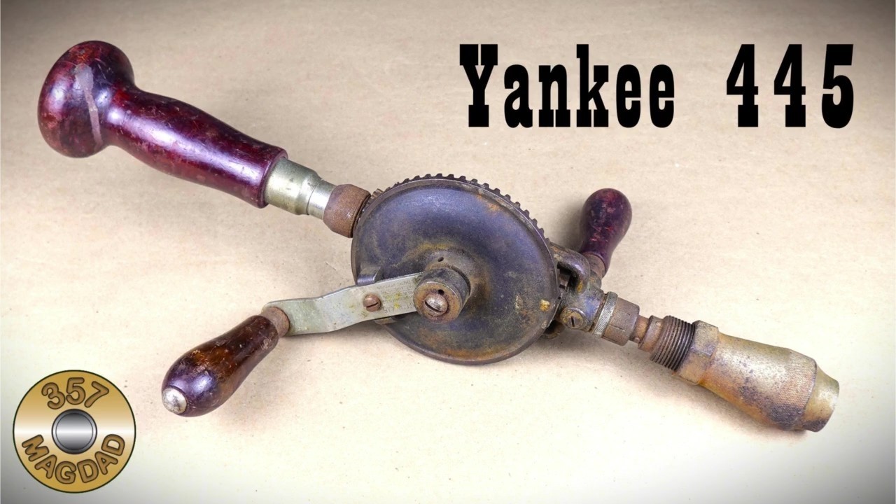 Реставрация винтажной двухскоростной ручной дрели North Brothers Yankee № 445