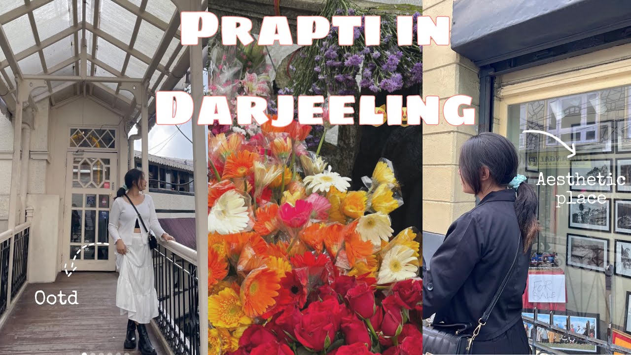 Prapti in Darjeeling | Toy train ride | aesthetic cafe hopping | shopping