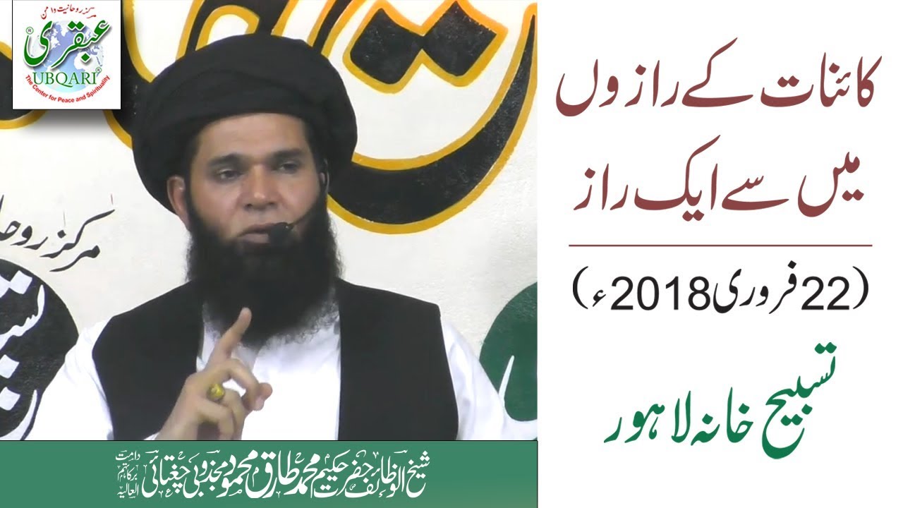 VOL_0471_DT_22_02_18 -- Kainat Ky Razon Me Sy Eak Raz(Eham Dars)