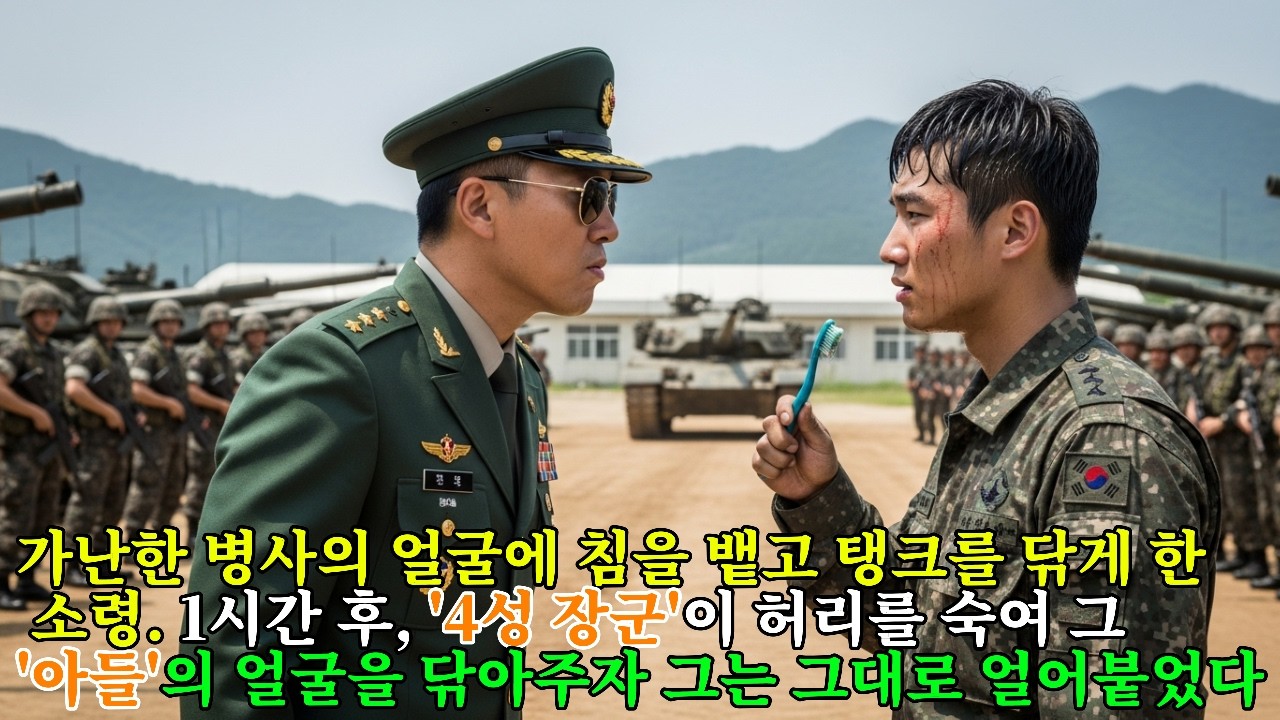 '흙수저'라며 얼굴에 침 뱉고 탱크 청소 시킨 소령. 그 병사가 '4성 장군'의 아들인 걸 알게 된 1시간 뒤의 끔찍한 참교육 [군대 썰] [오디오북]