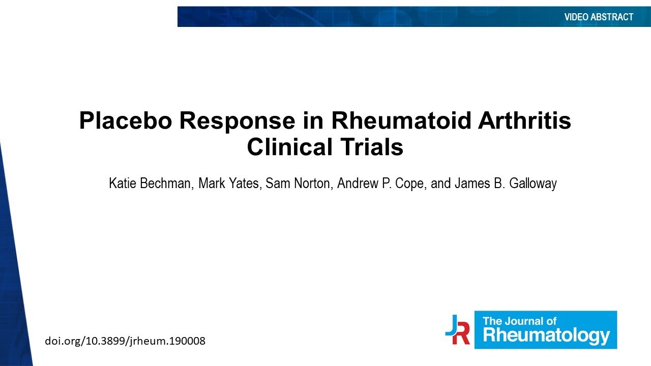 Placebo Response in Rheumatoid Arthritis Clinical Trials