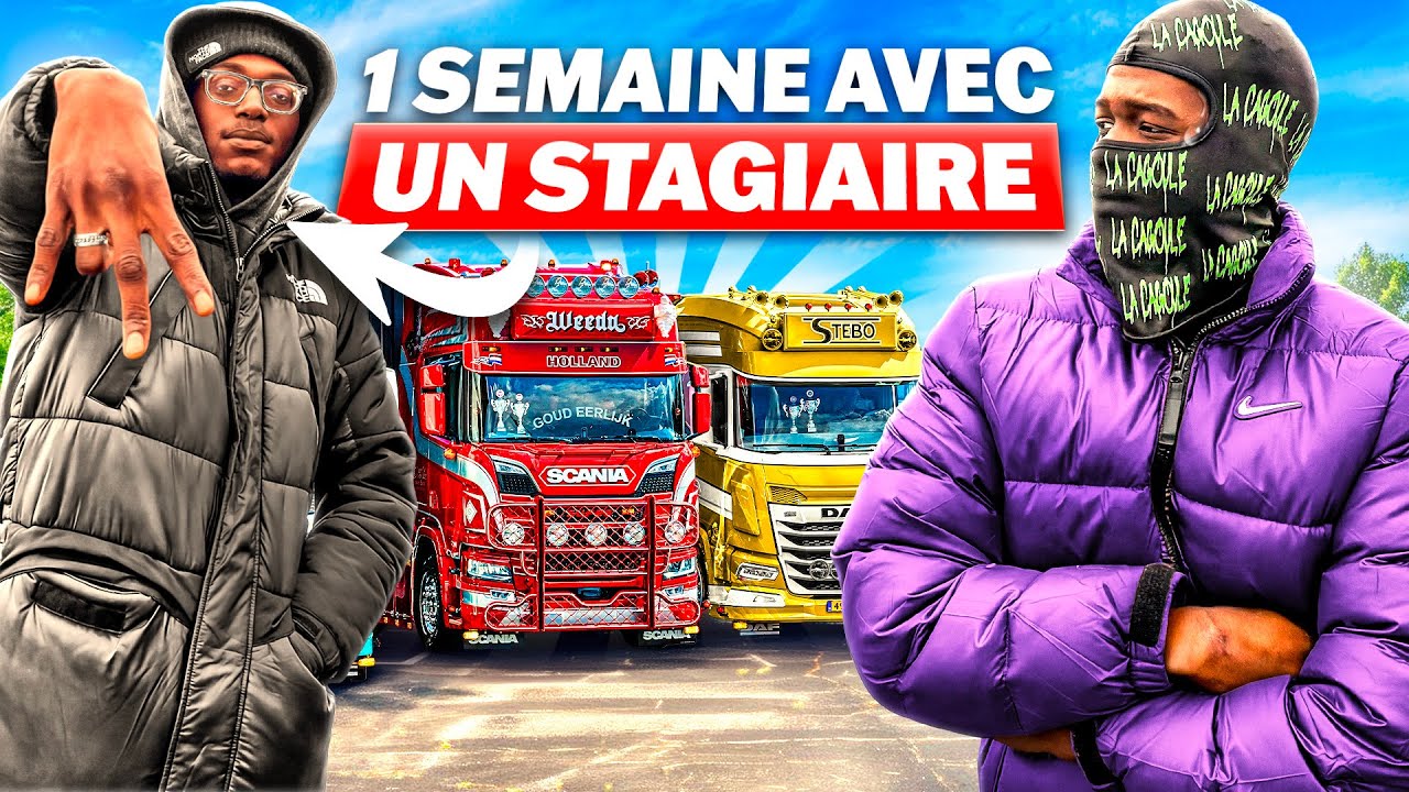 Mon stagiaire apprend à conduire un poids lourd 😳🚛