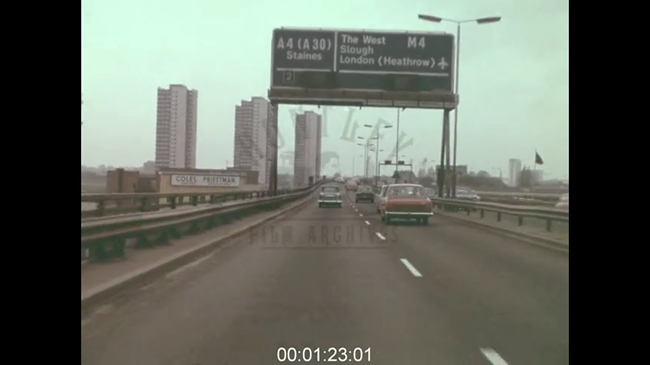 Chiswick Section of the M4, 1970s - Film 1094027