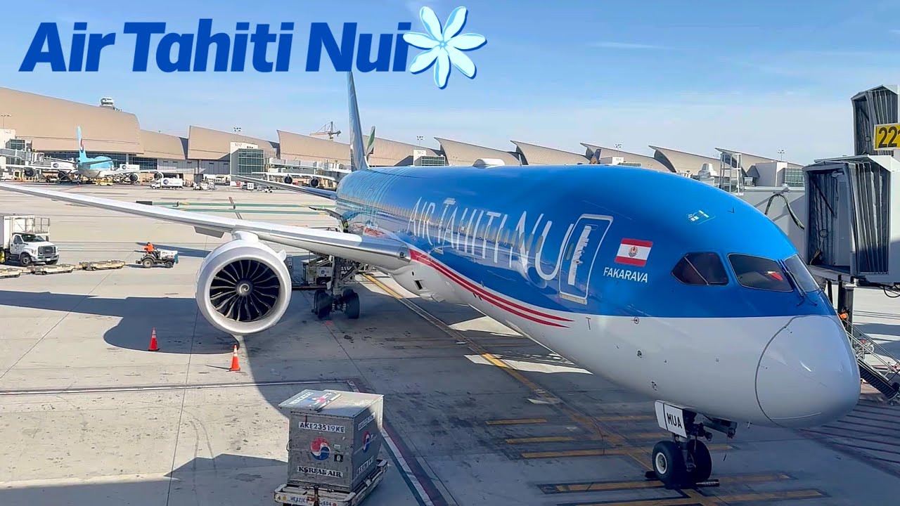 🇫🇷  Paris CDG - Los Angeles LAX 🇺🇸  Air Tahiti Nui Boeing 787-9 / Arctic route [FULL FLIGHT REPORT]
