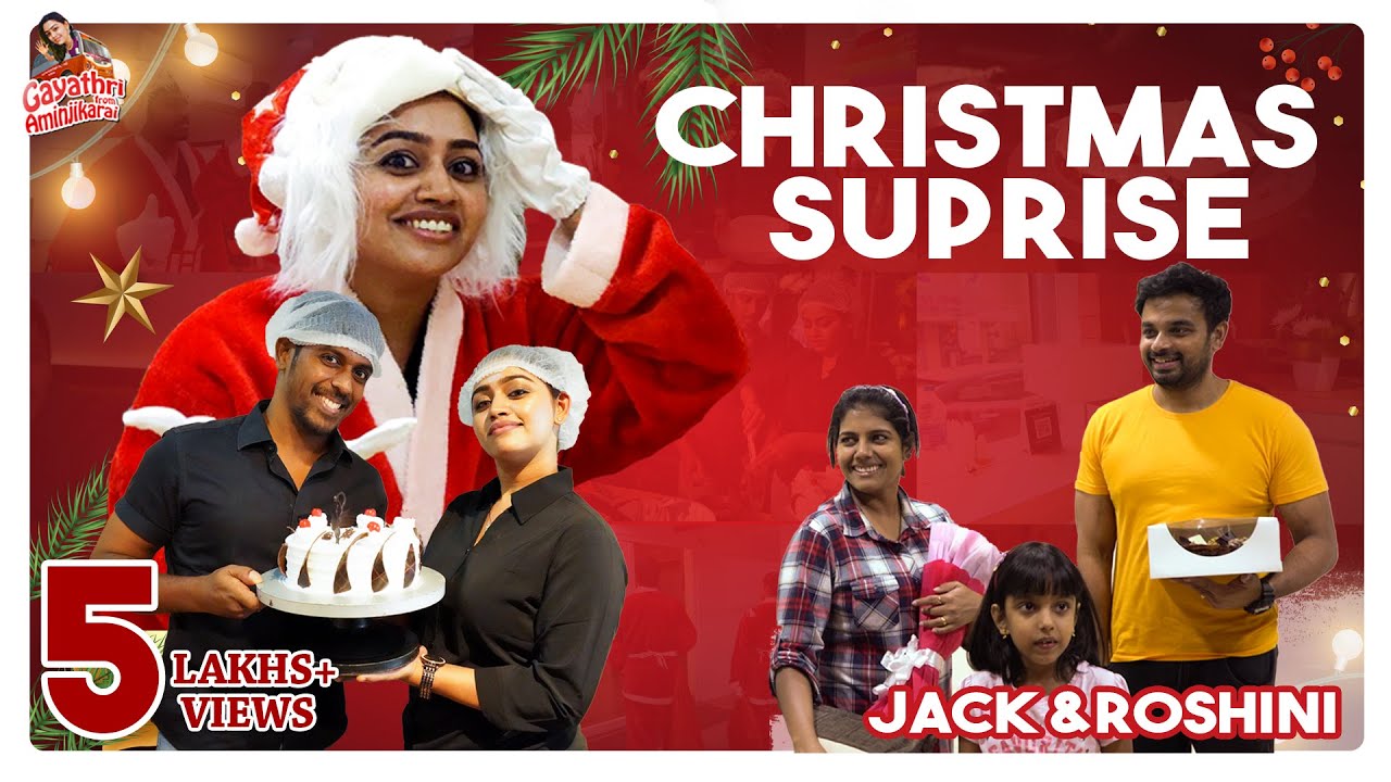 Gayathri கொடுத்த Christmas Suprise 😍🎉 | Christmas தாத்தா Getup | Jack & Roshini | GFA