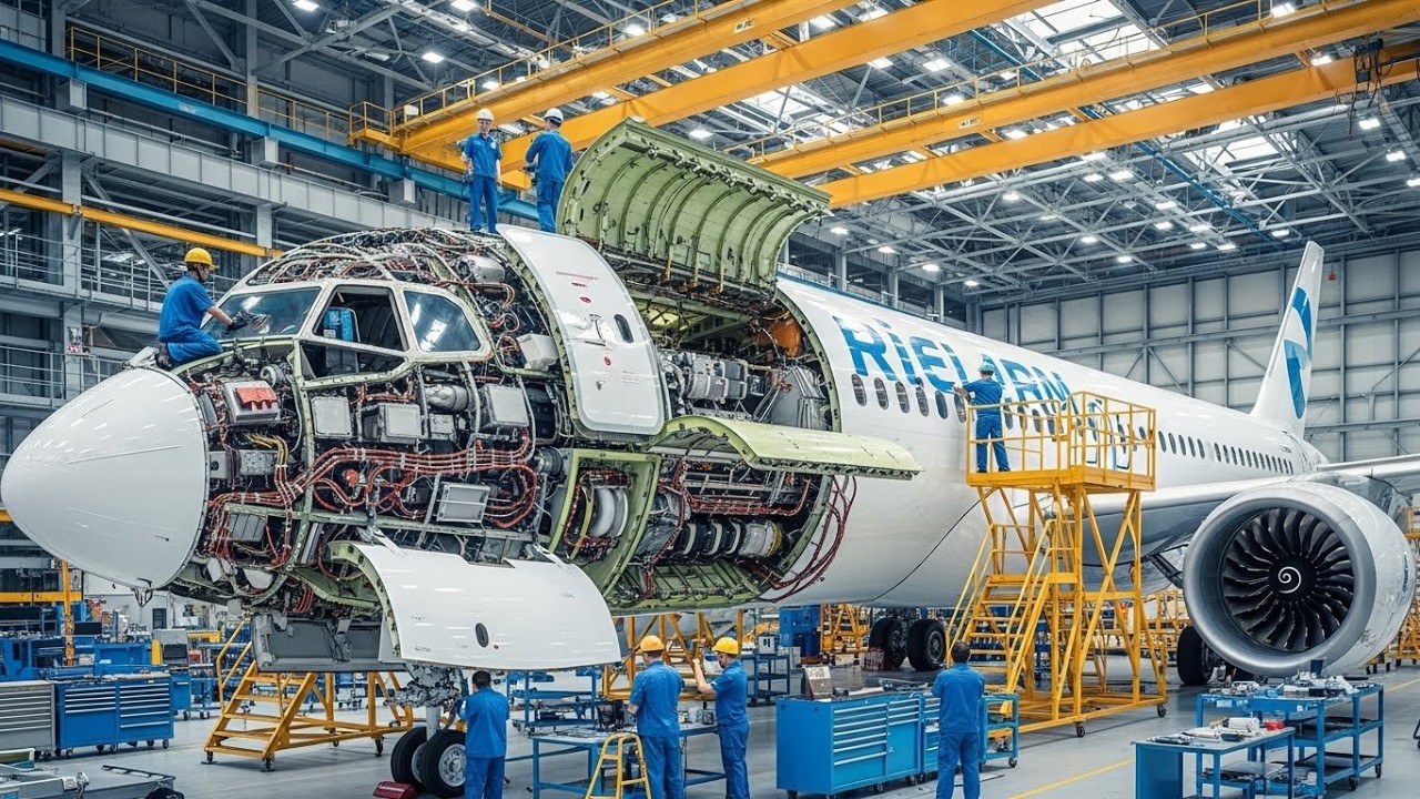 Inside the $400 Million Boeing 787 Dreamliner Factory: The Full Manufacturing Process