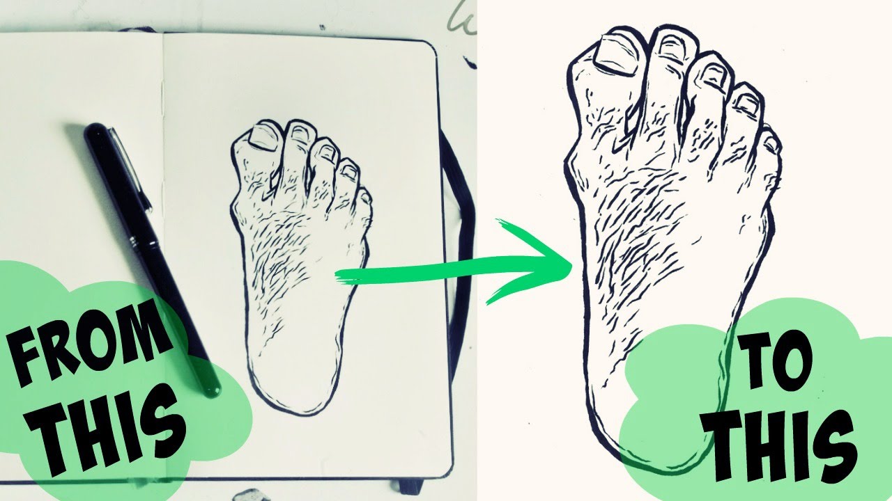 How To Clean Up Scanned Line-Art · With Free Software (No Photoshop) · SemiSkimmedMin