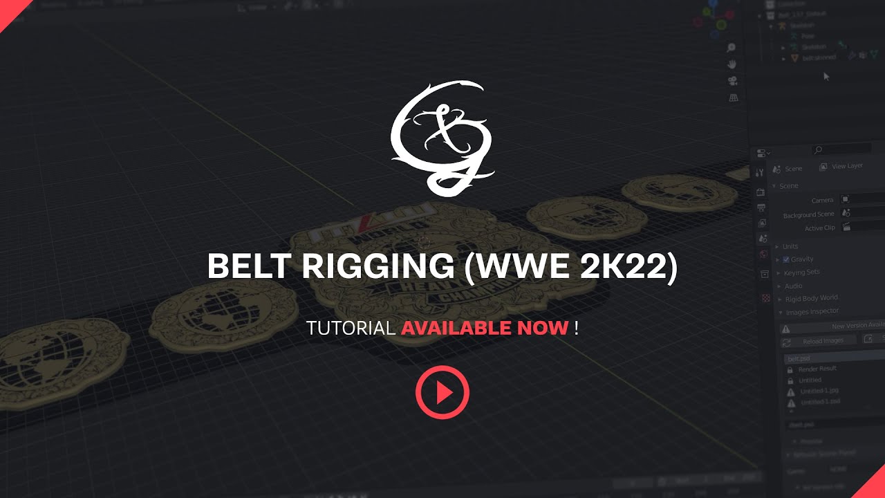 WWE 2K22 Belt Rigging Tutorial