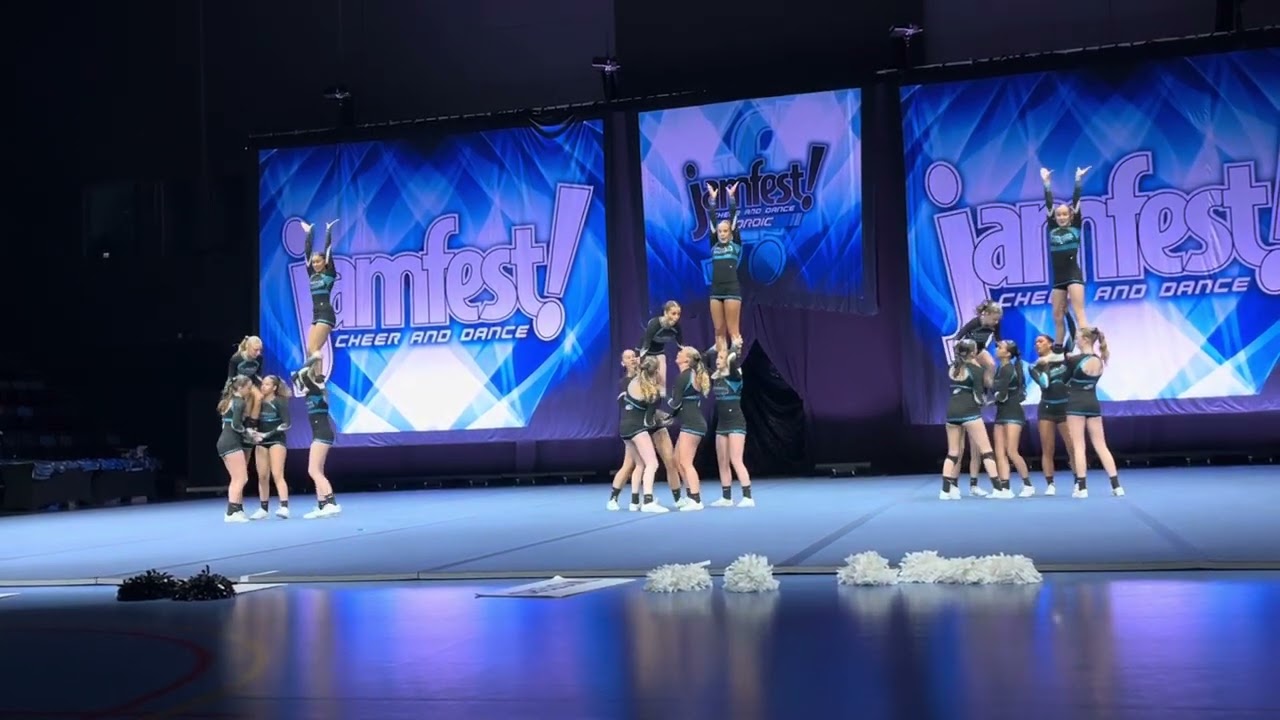Jamfest 2025 - Twister Cheer Elite - Junior Teal