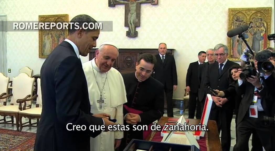 Primera visita de Obama a Francisco: 