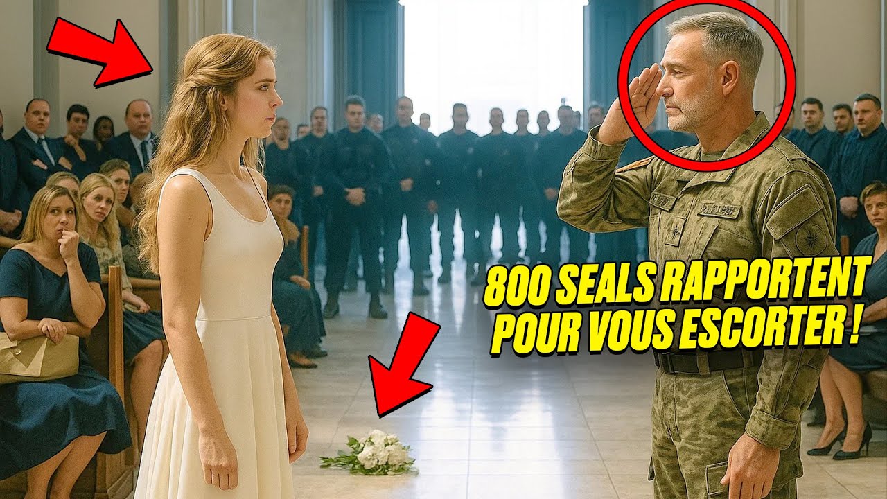 Son marié s’est enfui en plein vœux — puis 800 SEALs et 100 SUV noirs ont pris d’assaut la cérémonie