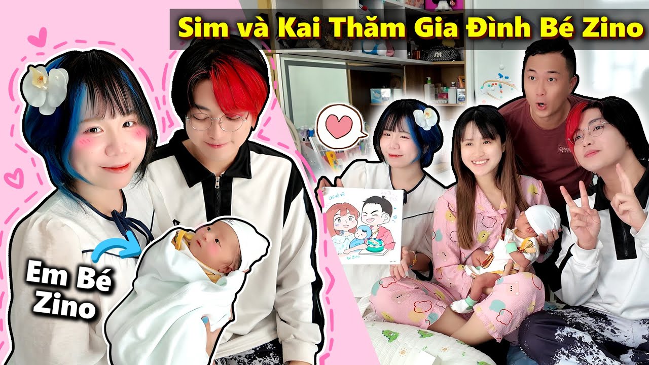 M&egrave;o Simmy V&agrave; Kairon Lần Đầu Bế Em B&eacute; Zino *Thăm Gia Đ&igrave;nh Chị V&ecirc; V&ecirc; V&agrave; Anh Thạc Đức*