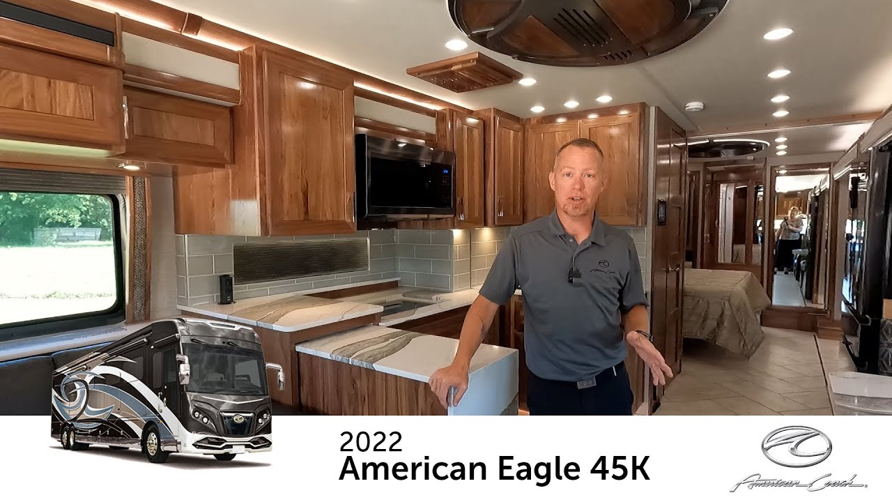 OFFICIAL TOUR - AMERICAN EAGLE 45K #americancoach #luxuryrv