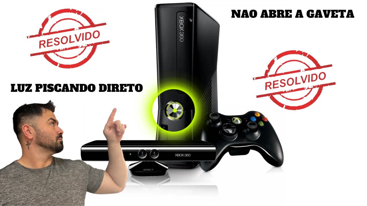 luz piscando sem parar xbox 360