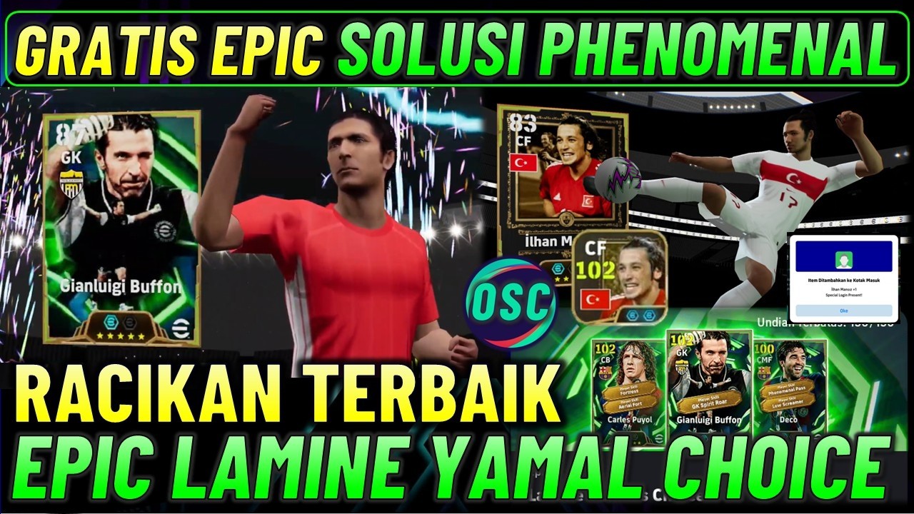 GRATIS EPIC LAGI ! RACIKAN TERBAIK BUFFON & CARA MENDAPATKAN EPIC ILHAN MANSIZ TURKI EFOOTBALL 2026.