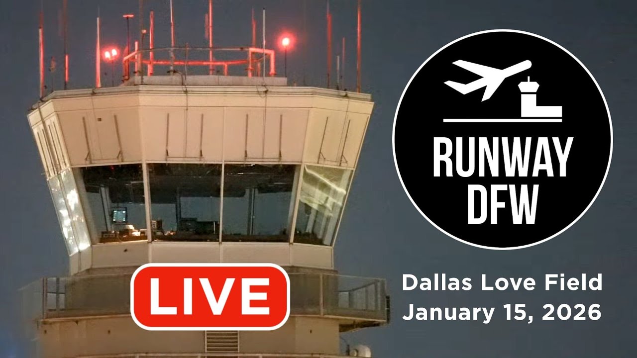 LIVE 🔴 Dallas Love Field plane spotting ❤️ January 15, 2026