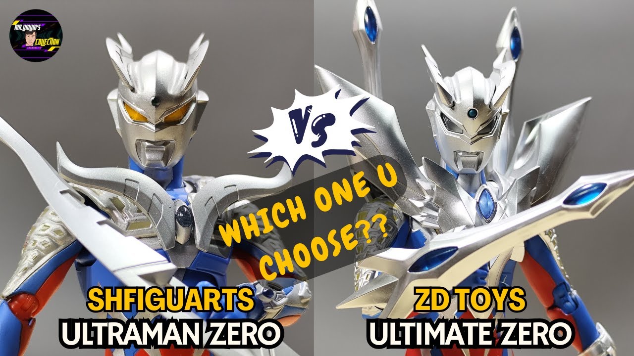 WHO'S BETTER?!🔥 SHFiguarts vs ZD Toys Ultraman Ultimate Zero Unboxing Review 