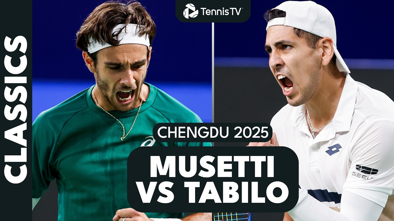 Rollercoaster Musetti vs Tabilo Title Showdown 🥵 | Chengdu 2025 Final Extended Highlights
