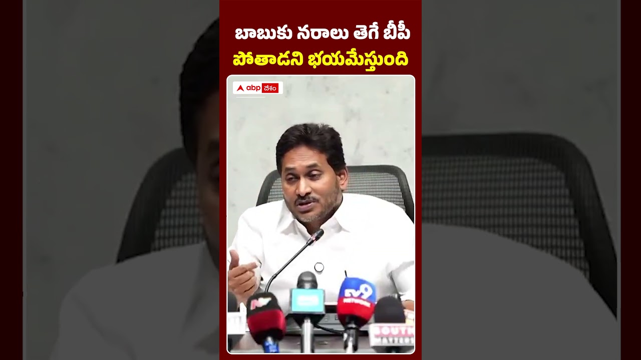ప్రశ్నిస్తే చంద్రబాబుకు కోపం, మావిగన్ పేరు చెప్తే పోతాడేమో | Jagan Satires on Chandrababu BP | ABP
