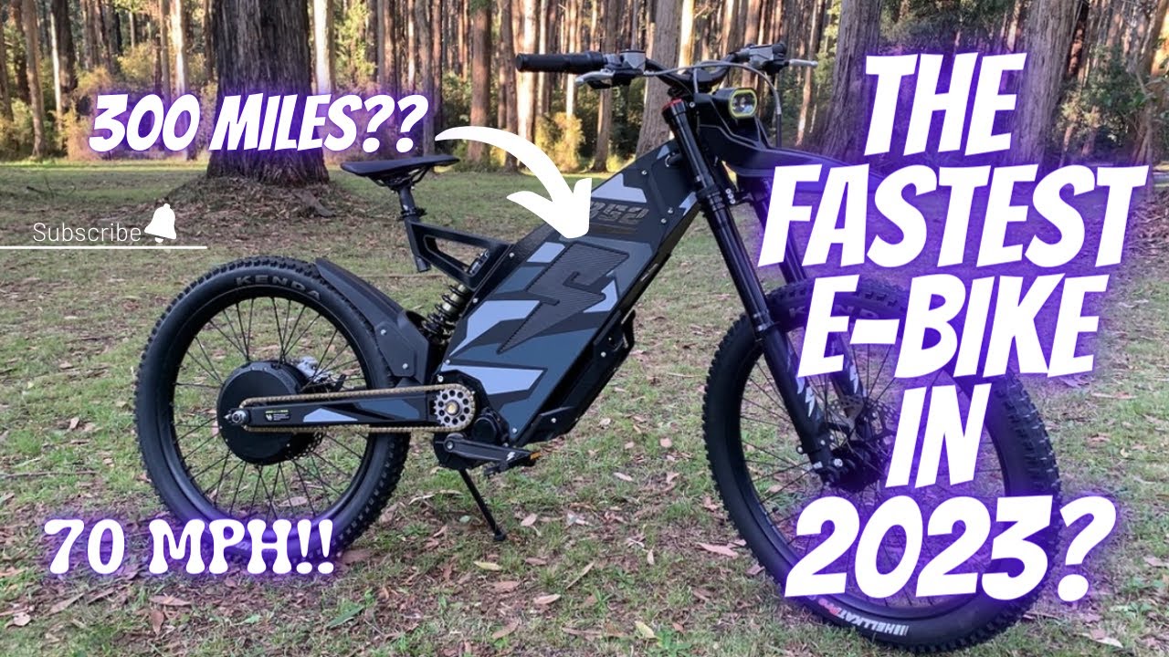 5 Fastest Electric Bikes 2023: Highest Speed Ebikes In The World!