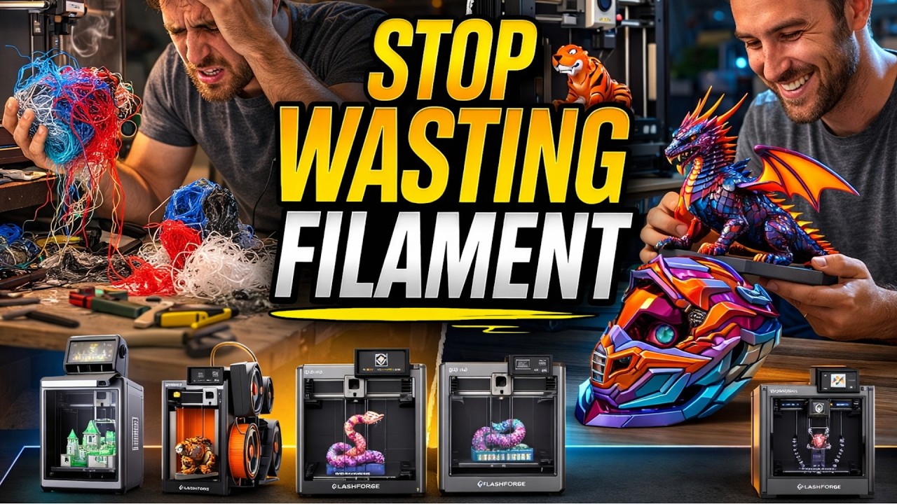 Top 5 Best 3D Printers 2026 | Creality K2 Plus vs Flashforge AD5X Review