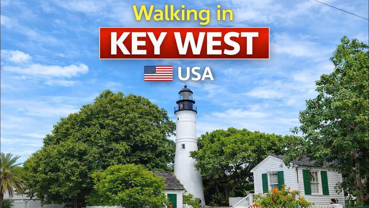 Key West Florida Walking Tour 🇺🇸 | Florida Keys City Walk 4K