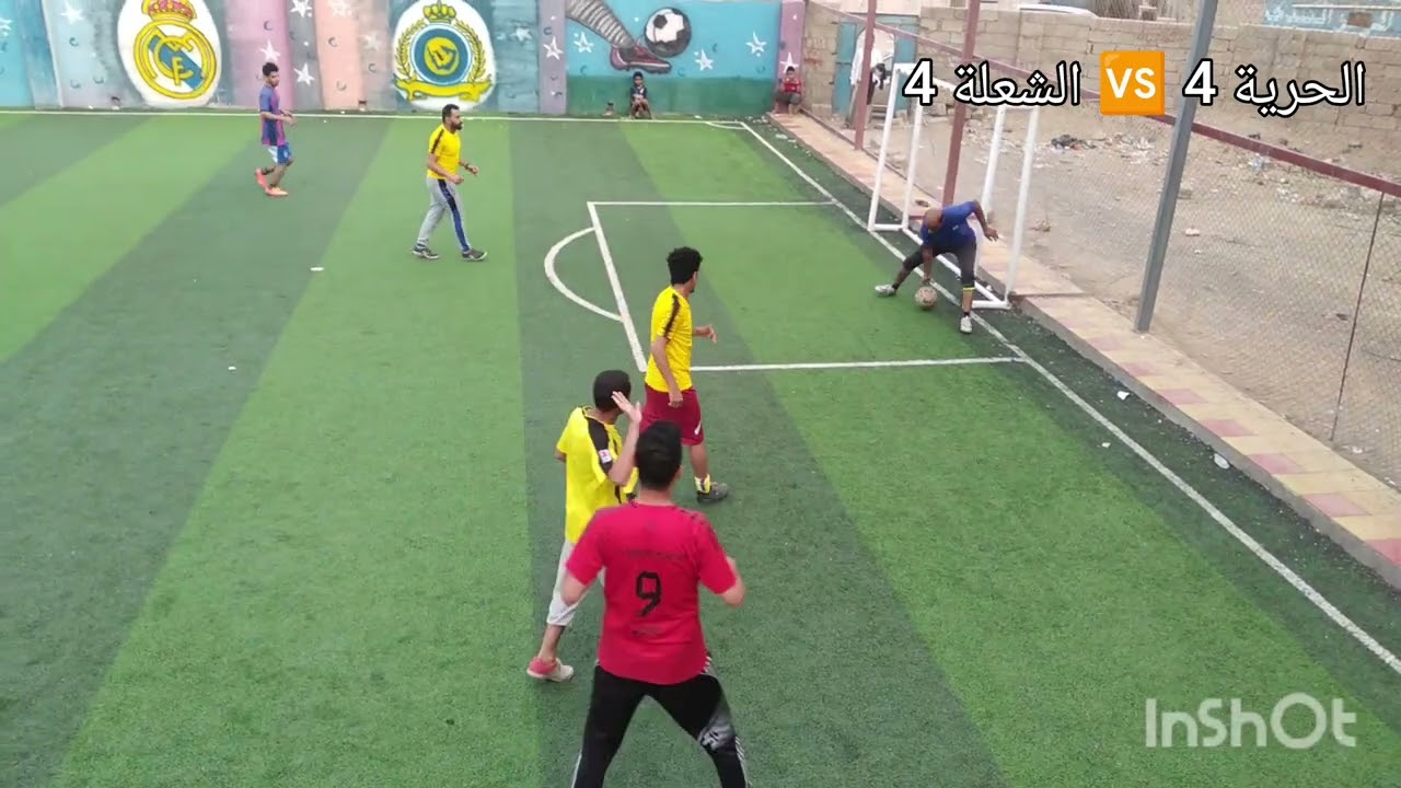 ملخص مبارة الحرية 5 ضد الشعلة 4 دورة الحريفة الرمضانية الاولى لكرة القدم / #مارب #رمضان #اليمن 