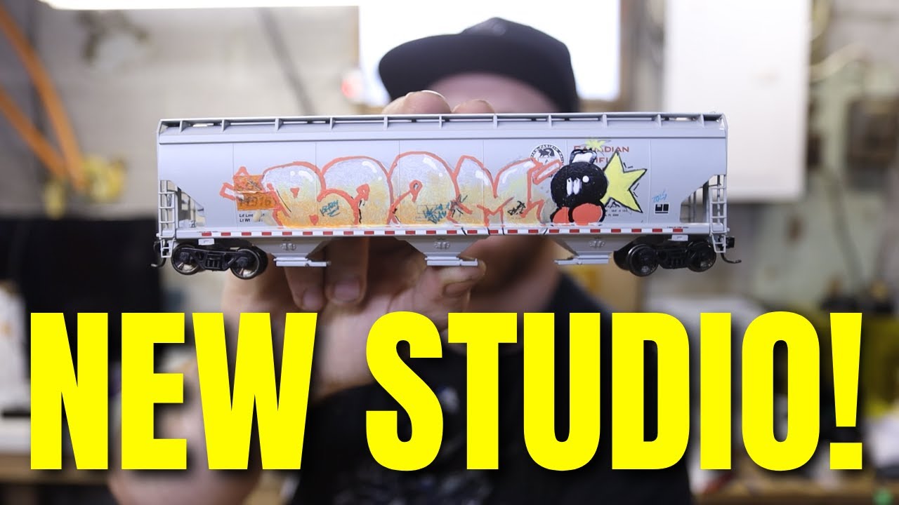 Model Train Graffiti Is Back! HO Scale Graffiti Tutorial