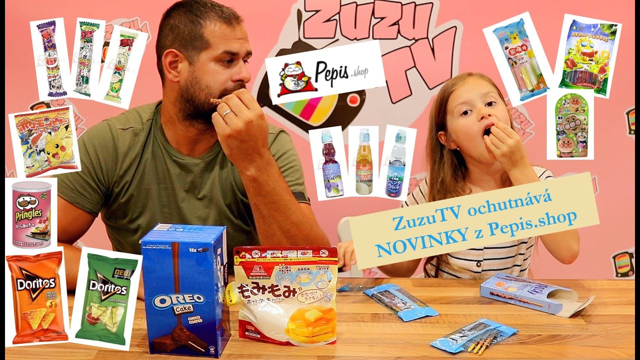 ZuzuTV ochutnává NOVINKY z Pepis.shop 🔥