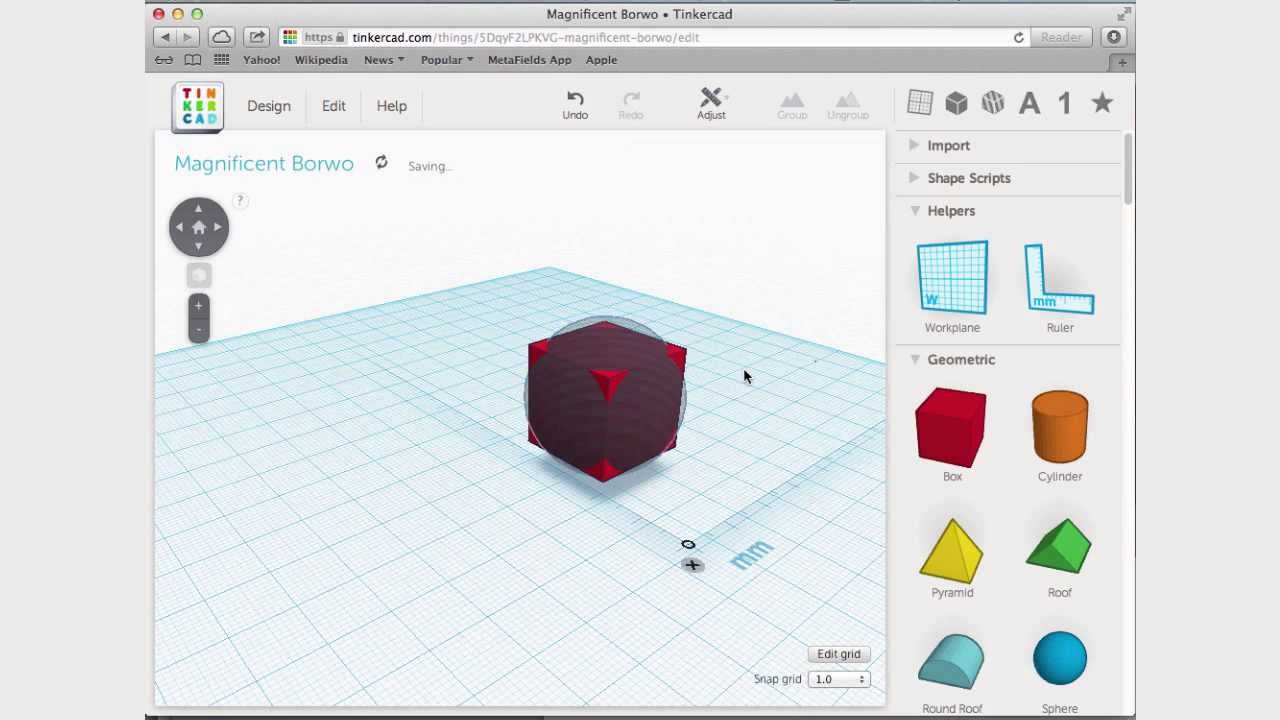 How to Create an Intersection in TinkerCAD