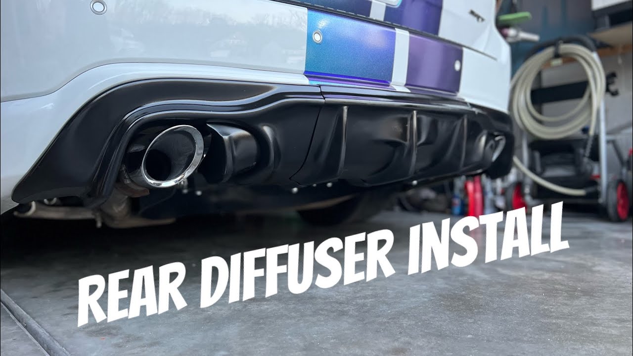 Install Sarona Design rear diffuser on 2018 SRT Durango