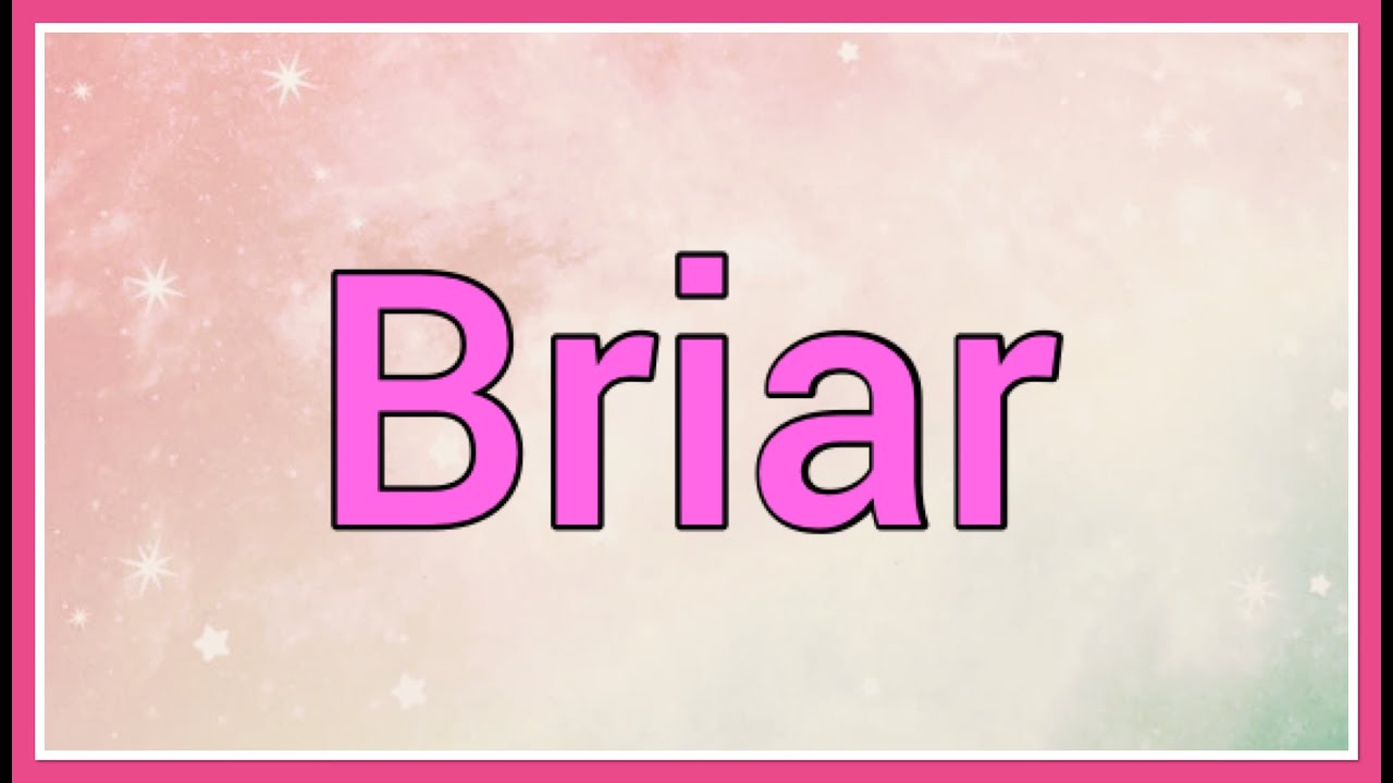 Briar | Name Origin Meaning Variations
