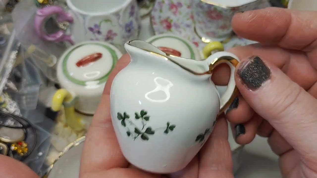 Cottagecore Porcelain China Smalls Trinket Trays and more 
