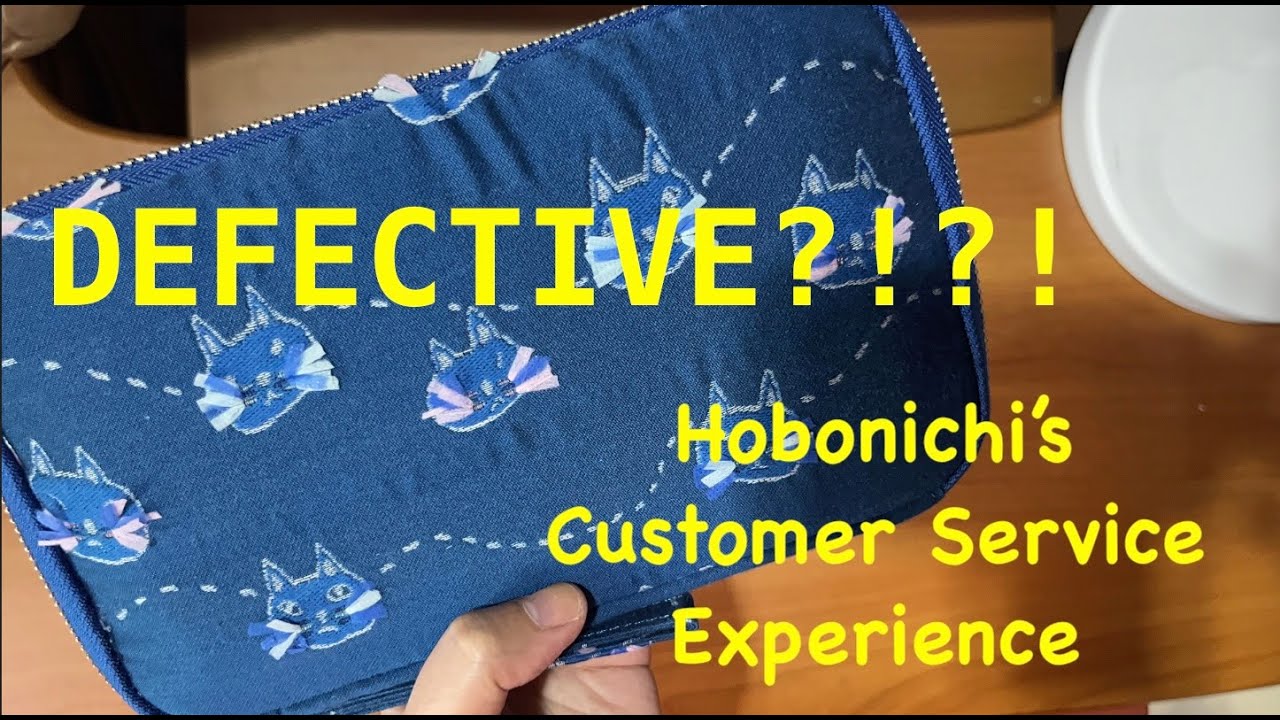 Hobonichi Drawer Pouch ANE Review | Customer Service Experience | Whiskers Cat