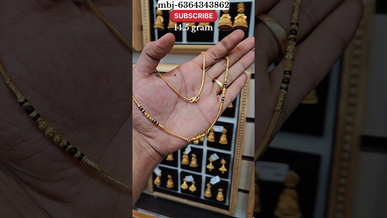 daily wear gold mangalsutra for ladies #mangalsutra #goldjewellery #trending #shorts