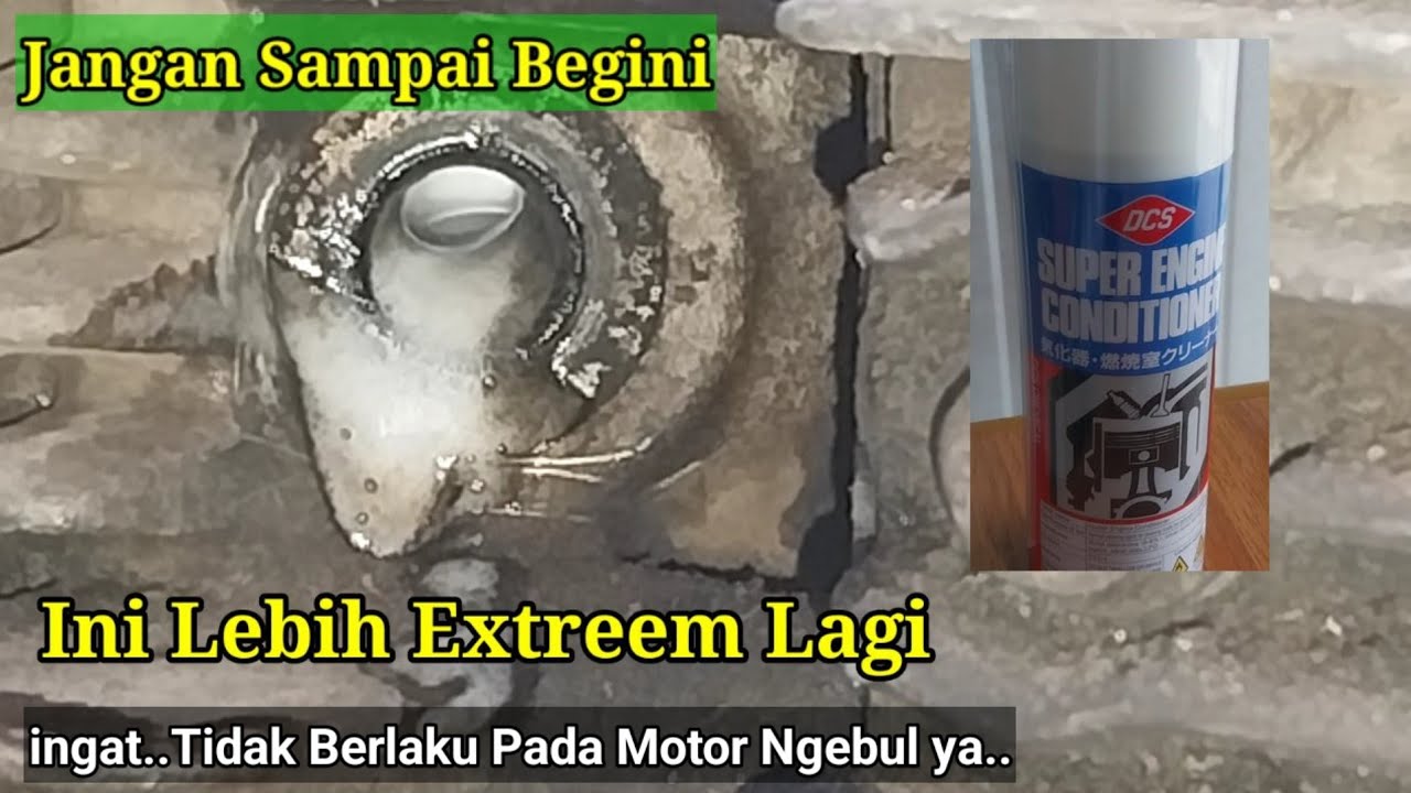 Uji Coba Carbon Cleaner Secara Brutal Menggunakan Engine Conditioner Khusus Lewat Lubang Busi