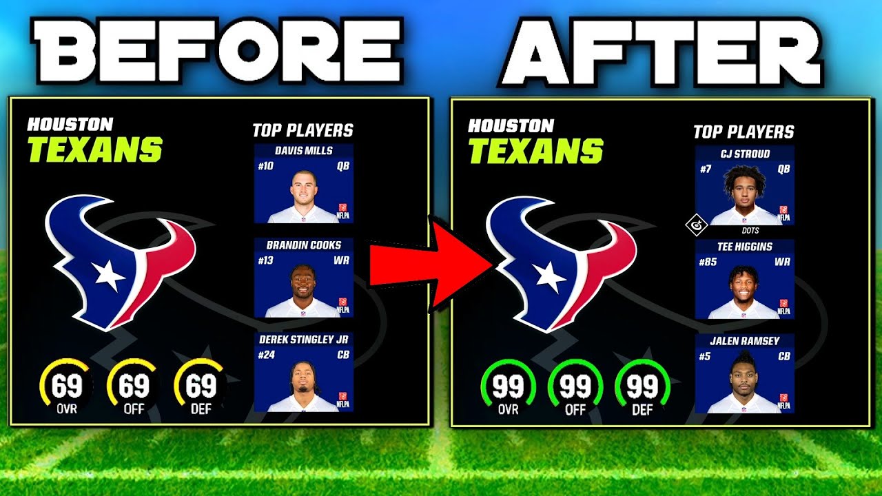 I Fixed the Texans...