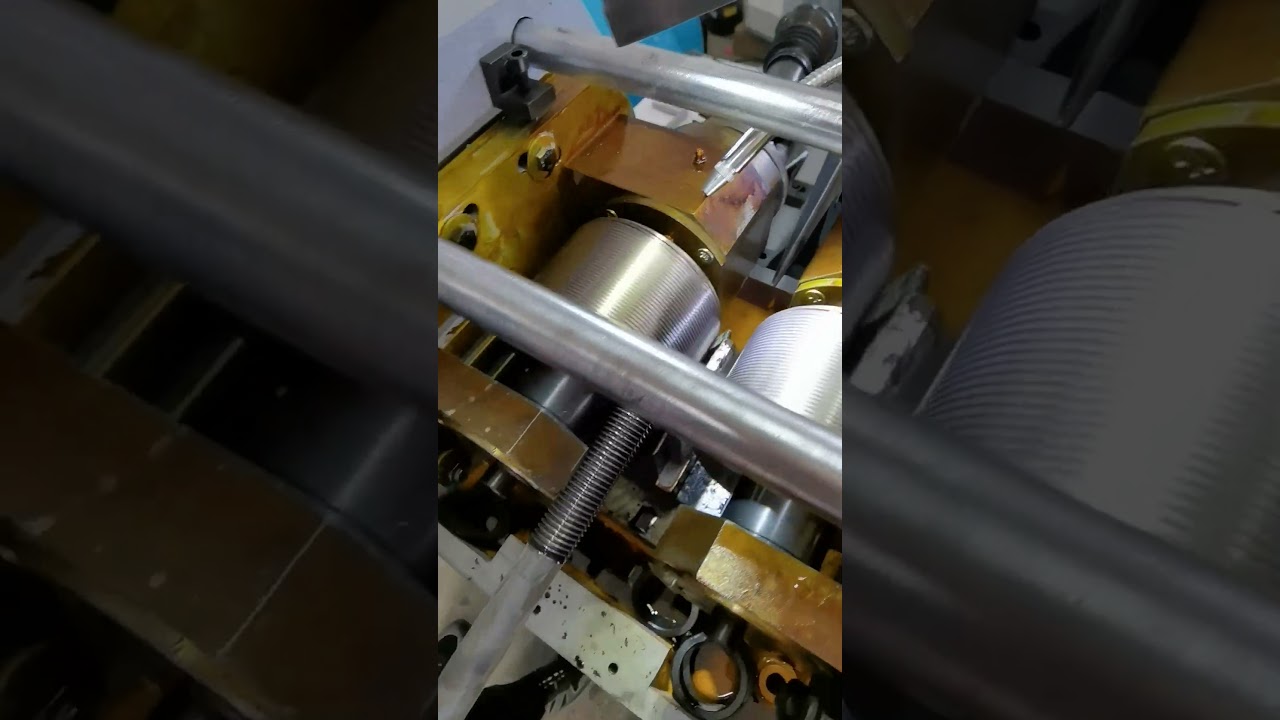 FEDA Thread rolling machine FD-25E for making sample M24x3.0 100mm threading length