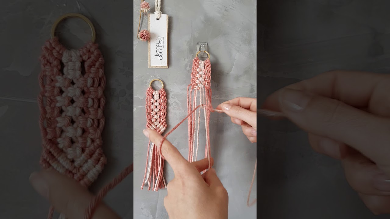 CHAVEIRO DE MACRAMÊ - IVANA DOBRUSKI