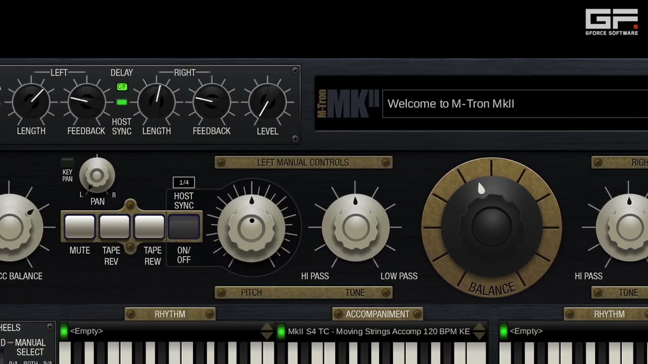 M-Tron MkII Tutorial - Tempo Scale & Division Feature