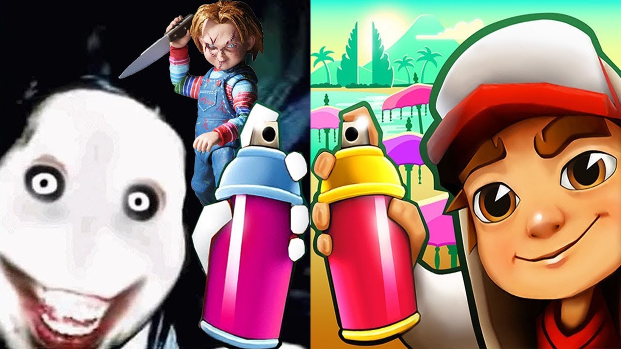 Subway Surfers 2020 Bali MANNY Luchador Outfit vs CHUCKY Run vs JEFF The Killer Escape Gameplay HD