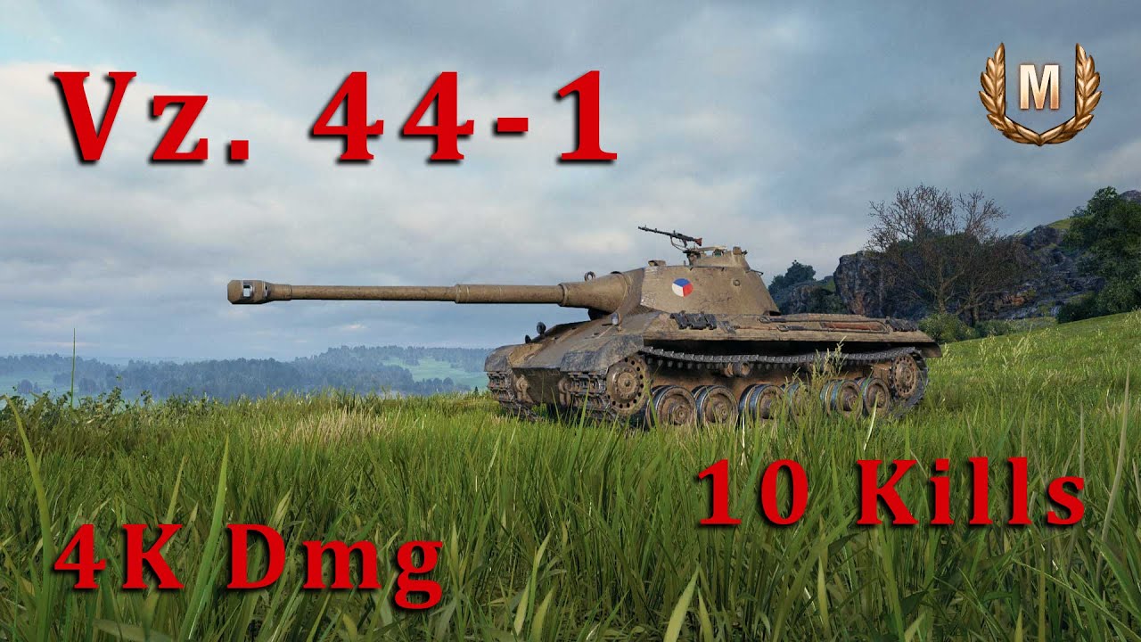 Vz. 44-1 4K Dmg 10 Kills Tier 7 - World of Tanks