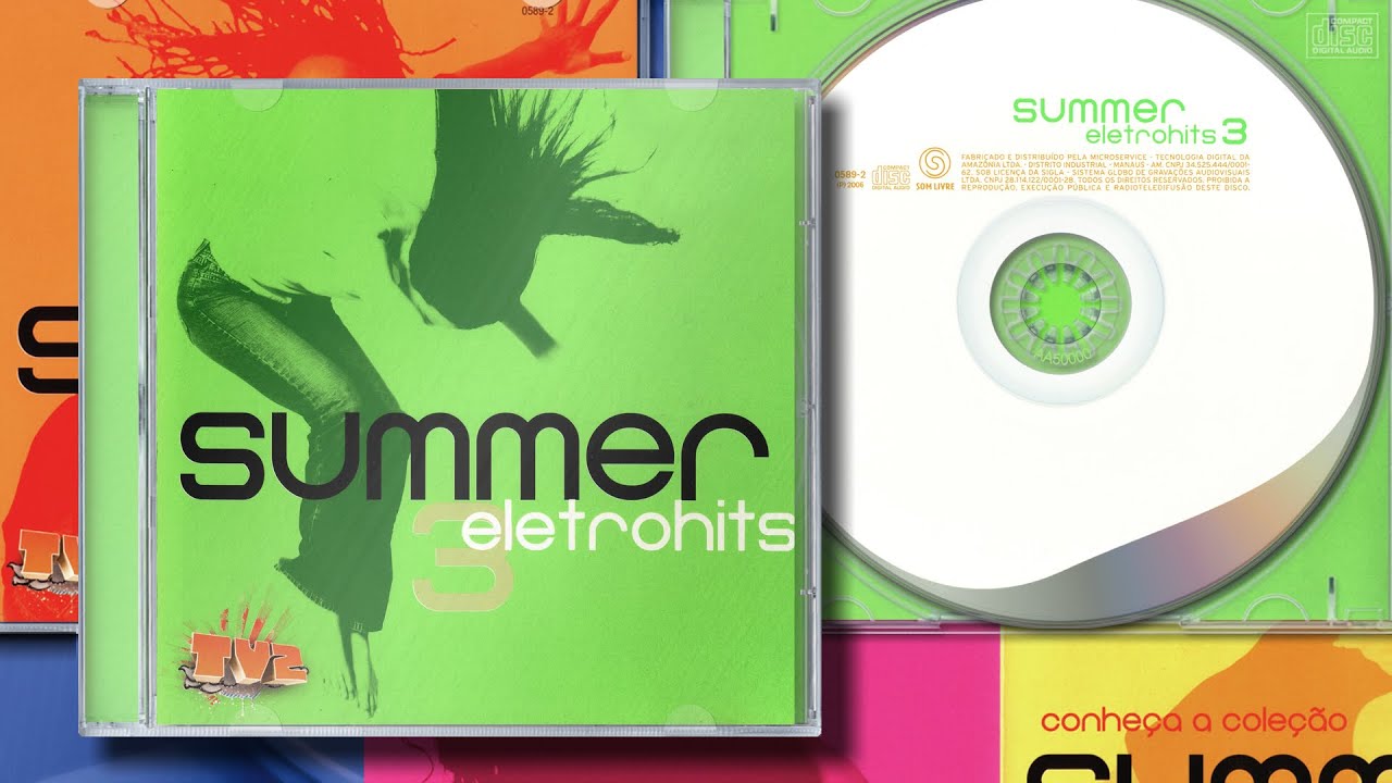 SUMMER ELETROHITS 3 | 2006 - Som Livre | CD Completo