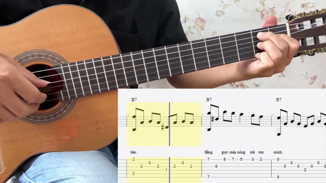 Bài 1:Triệu Đóa Hồng - Hướng Dẫn Solo Độc Tấu - Guitar Cổ Điển Căn Bản Tập 4