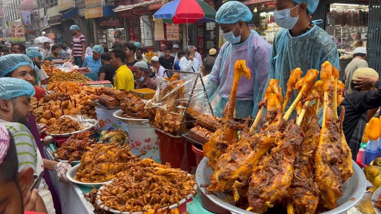 TOP RAMADAN IFTAR BAZAR CHAWKBAZAR OLD DHAKA BANGLADESH.