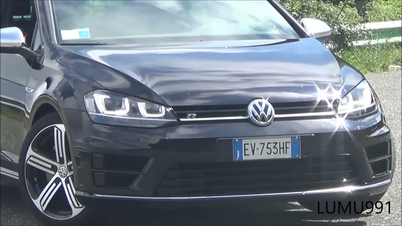 VW GOLF 7 R 2014 TEST DRIVE - SOUND and ACCELERATION!