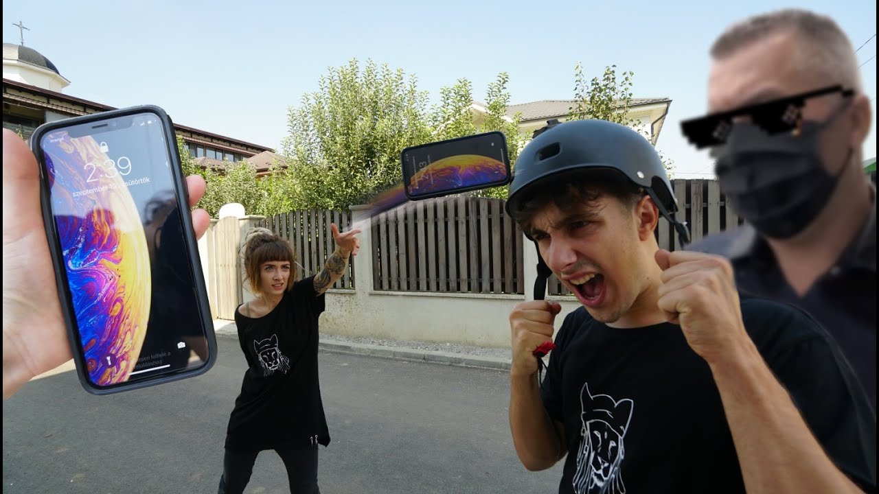 SPARG UN IPHONE X DE CAPUL LUI BRANDI (reconstituirea)